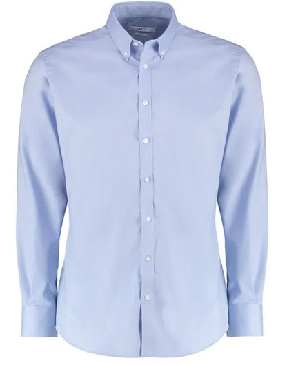 Kustom Kit Mens LS Stretch Oxford Shirt KK182