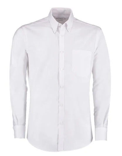 Kustom Kit Mens LS Slim Workwear Shirt KK184