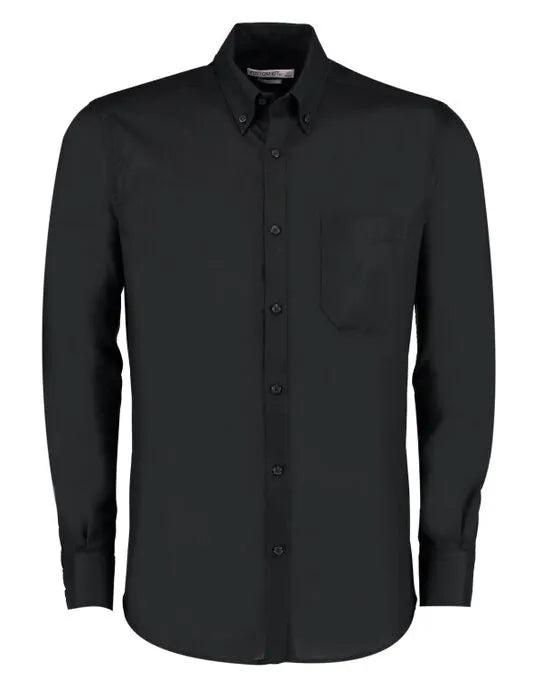 Kustom Kit Mens LS Slim Workwear Shirt KK184