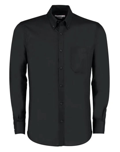 Kustom Kit Mens LS Slim Workwear Shirt KK184