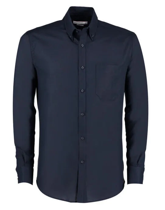Kustom Kit Mens LS Slim Workwear Shirt KK184