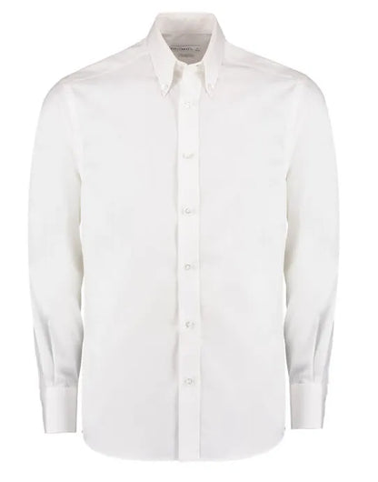 Kustom Kit Mens LS Tailored Oxford Shirt KK188