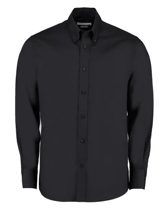 Kustom Kit Mens LS Tailored Oxford Shirt KK188