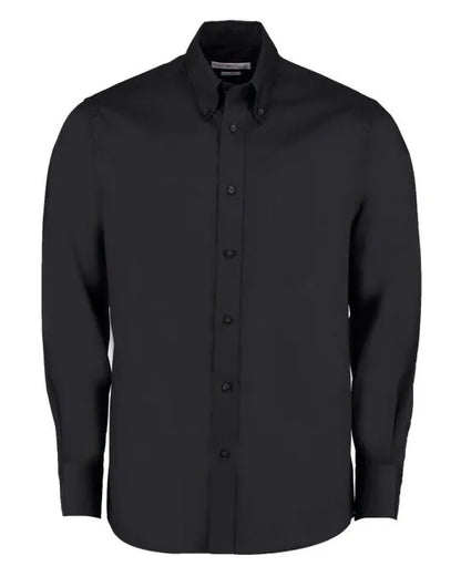 Kustom Kit Mens LS Tailored Oxford Shirt KK188