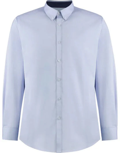 Kustom Kit Mens LS Contrast BDC Shirt KK190