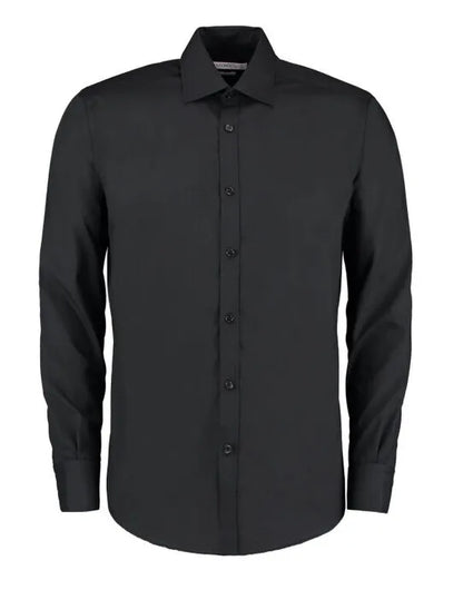 Kustom Kit Mens LS Slim Business Shirt KK192