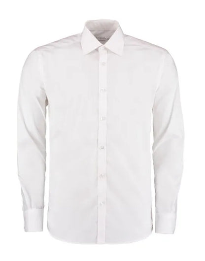 Kustom Kit Mens LS Slim Business Shirt KK192