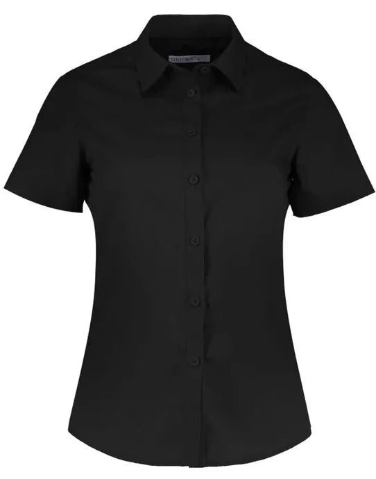 Kustom Kit Lady SS Tailored Poplin Shirt KK241