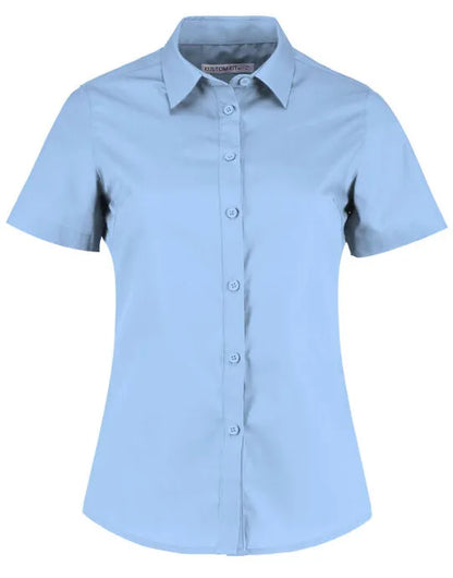 Kustom Kit Lady SS Tailored Poplin Shirt KK241