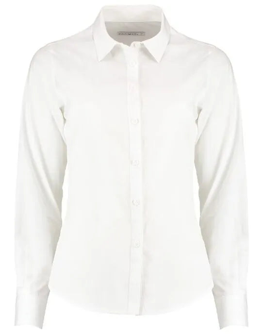 Kustom Kit Lady LS Tailored Poplin Shirt KK242
