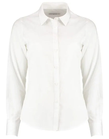 Kustom Kit Lady LS Tailored Poplin Shirt KK242