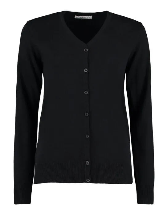 Kustom Kit Ladies V Neck Cardigan KK354