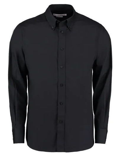 Kustom Kit Mens LS Tailored City Shirt KK386