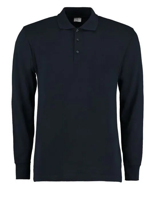 Kustom Kit Mens Pique L/S Polo Shirt KK430