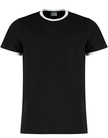 Kustom Kit Mens Fashion Fit Ringer Tee KK508