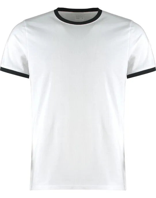 Kustom Kit Mens Fashion Fit Ringer Tee KK508