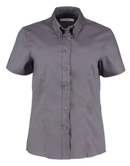 Kustom Kit Lady SS Tailored Oxford Shirt KK701