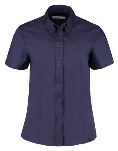 Kustom Kit Lady SS Tailored Oxford Shirt KK701