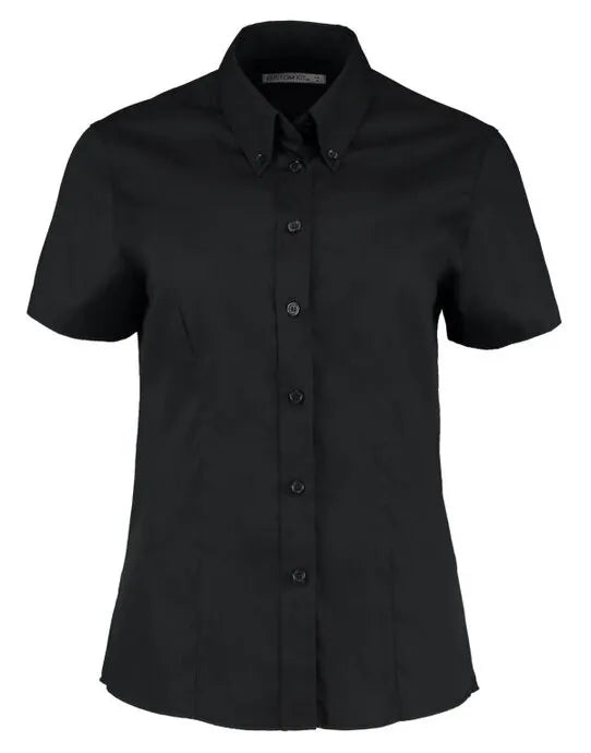 Kustom Kit Lady SS Tailored Oxford Shirt KK701