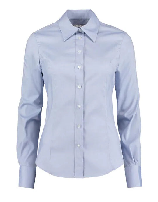 Kustom Kit Lady LS Tailored Oxford Shirt KK702