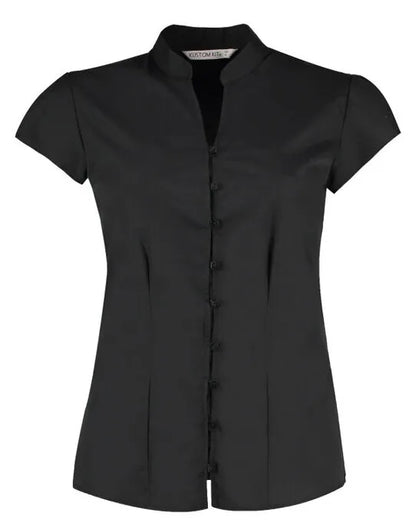Kustom Kit Ladies Mandarin Collar Blouse KK727