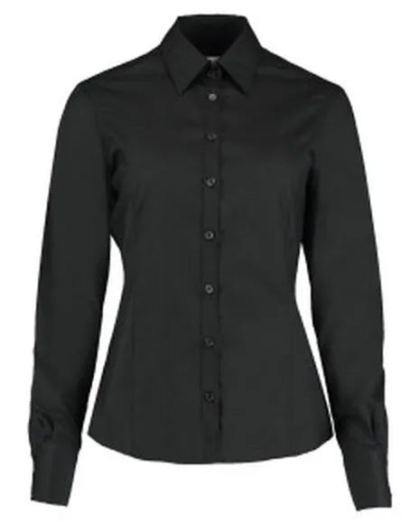 Kustom Kit Lady Tailor LS Business Shirt kk743f