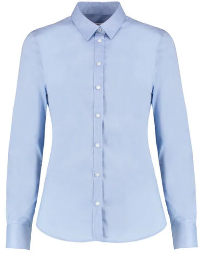 Kustom Kit Lady LS Stretch Oxford Shirt KK782