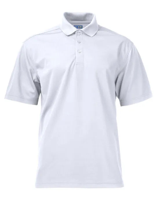 Pro-Job - Prio 2040 Pique Function Polo - White - Customisable POLO SHIRTS