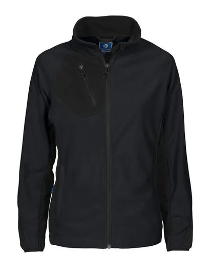 Pro-Job - Prio 2326 Ladies Microfleece Jacket - Black - Customisable OUTERWEAR