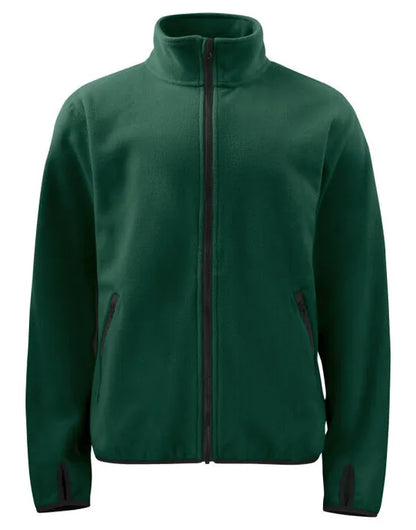 Pro-Job - Prio 2327 Fleece Jacket - Forest Green - Customisable Workwear
