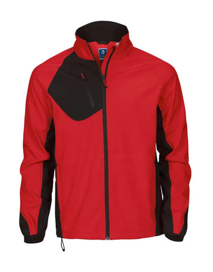 Pro-Job - Prio 2422 Softshell Jacket - Red - Customisable Workwear