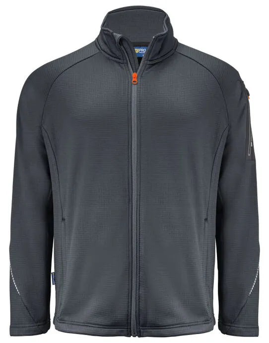 Pro-Job - 3319 Microfleece Jacket - Grey - Customisable Workwear