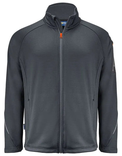 Pro-Job - 3319 Microfleece Jacket - Grey - Customisable Workwear
