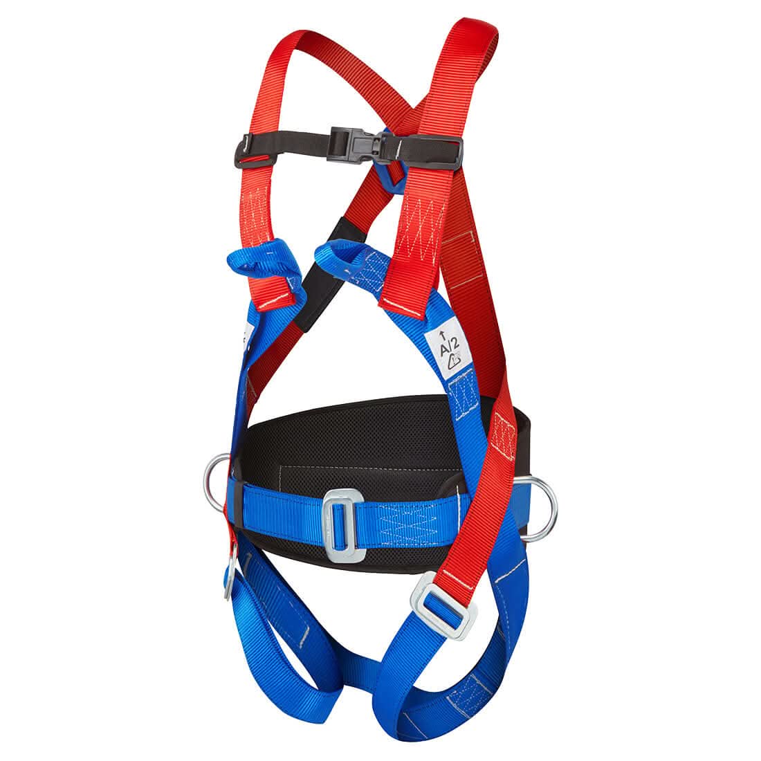 Portwest 3 Point Comfort Harness FP17 - Red - Customisable PPE