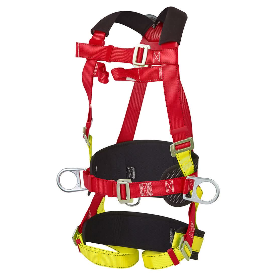 Portwest 3 Point Comfort Plus Harness FP18 - Red - Customisable PPE