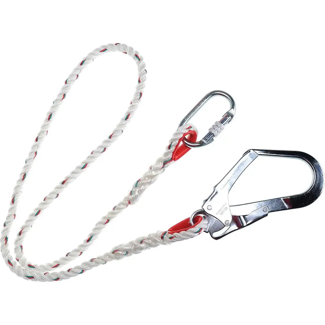Single 1.5m Restraint Lanyard Fp21 - White - Customisable Restraint Lanyards