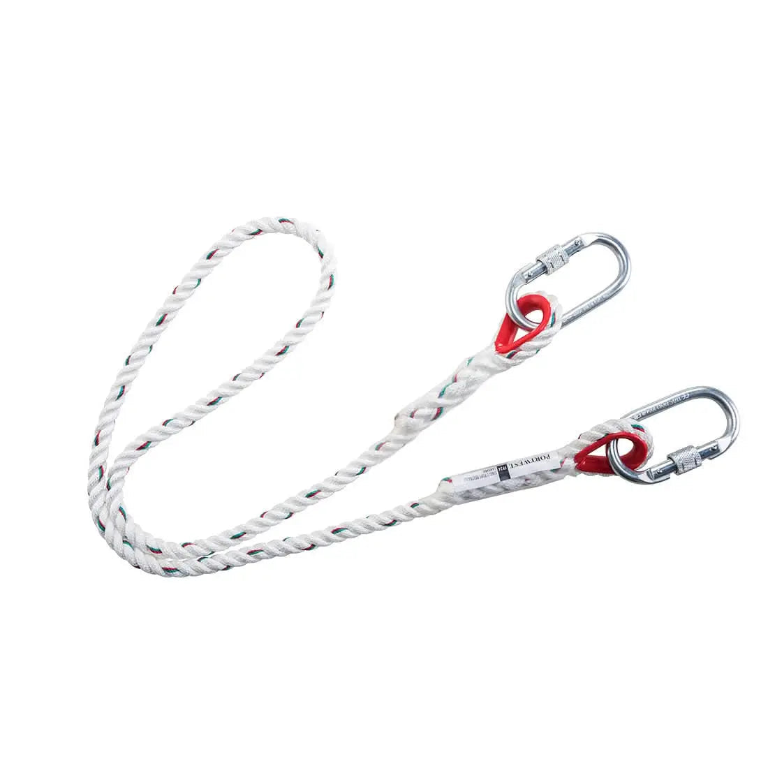 Single Rope 1.5m Restraint Lanyard Fp24 - White - Customisable Restraint Lanyards