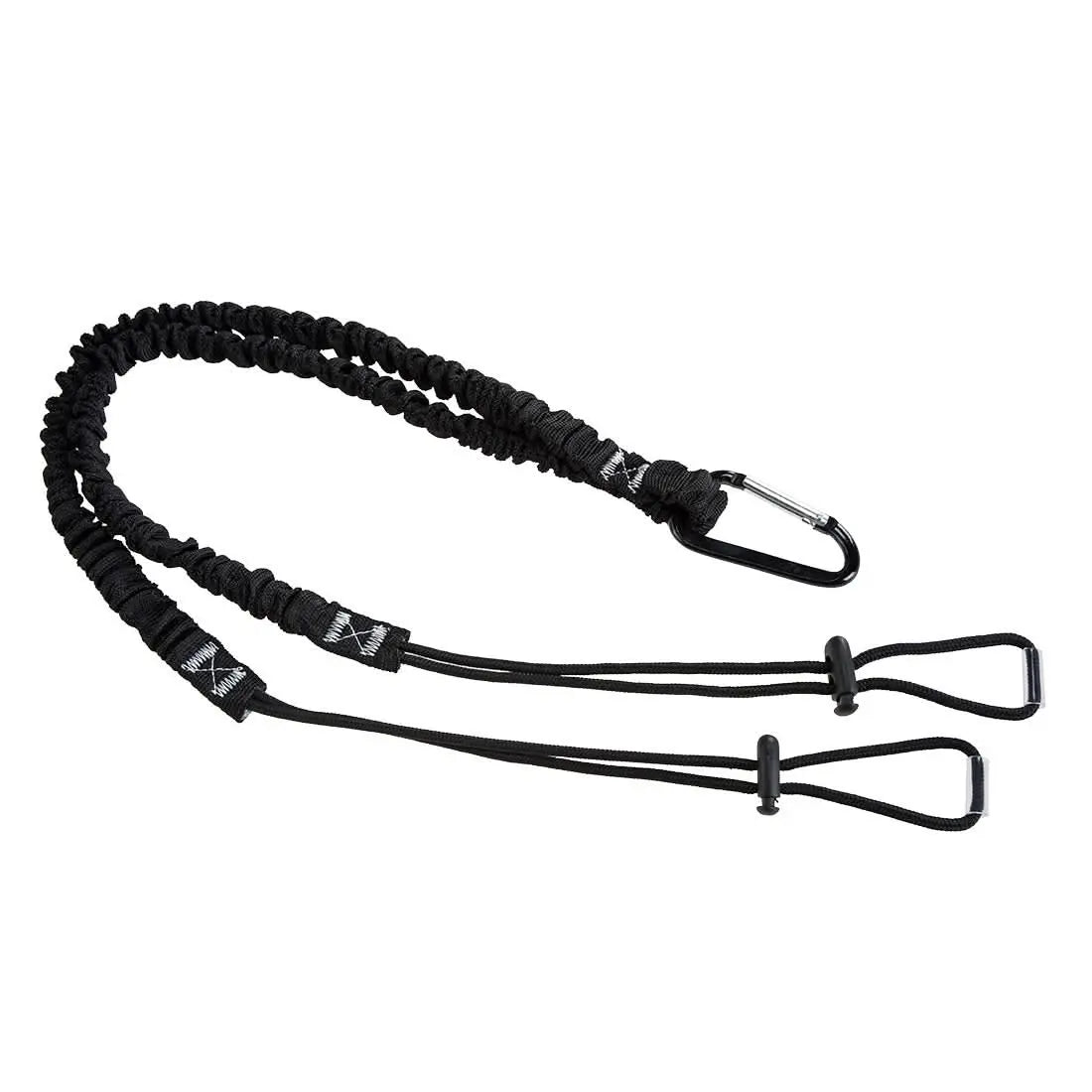Double Tool Lanyard Fp54 - Black - Customisable Tool Lanyards