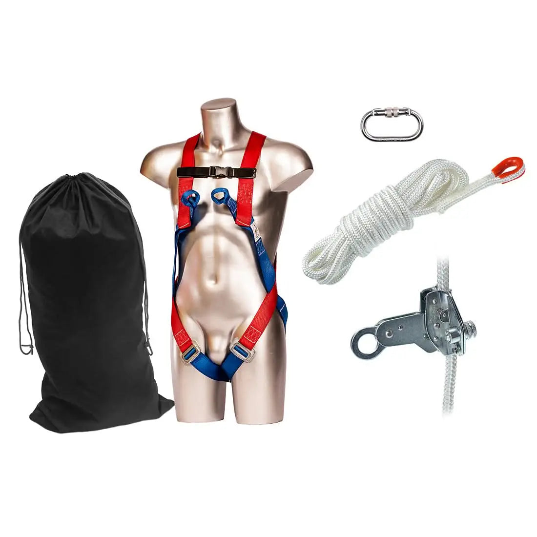10m Roofing Kit - Red - Customisable Fall Protection Kits