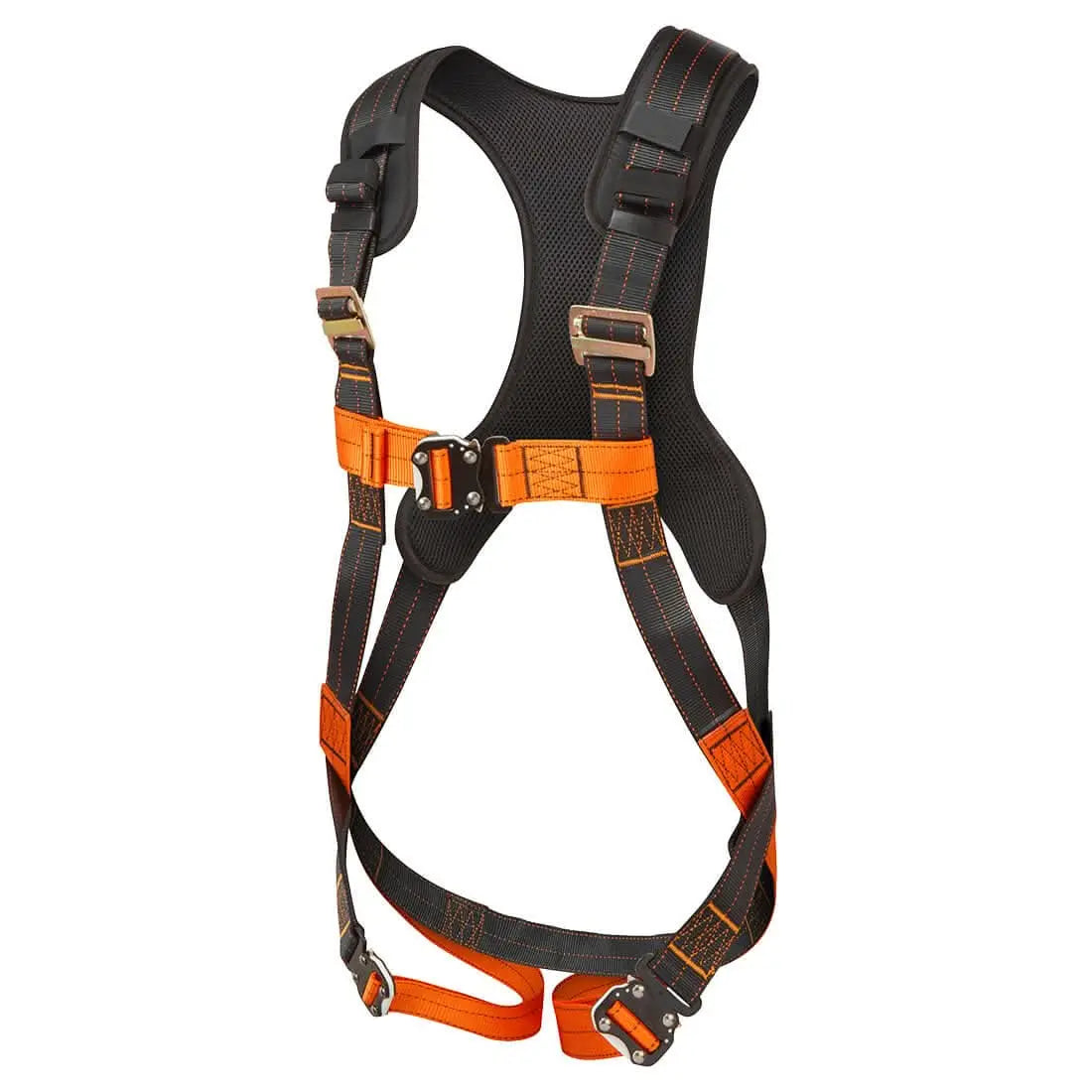 Ultra 1 Point Harness Fp71 - Black Orange - Customisable Harnesses