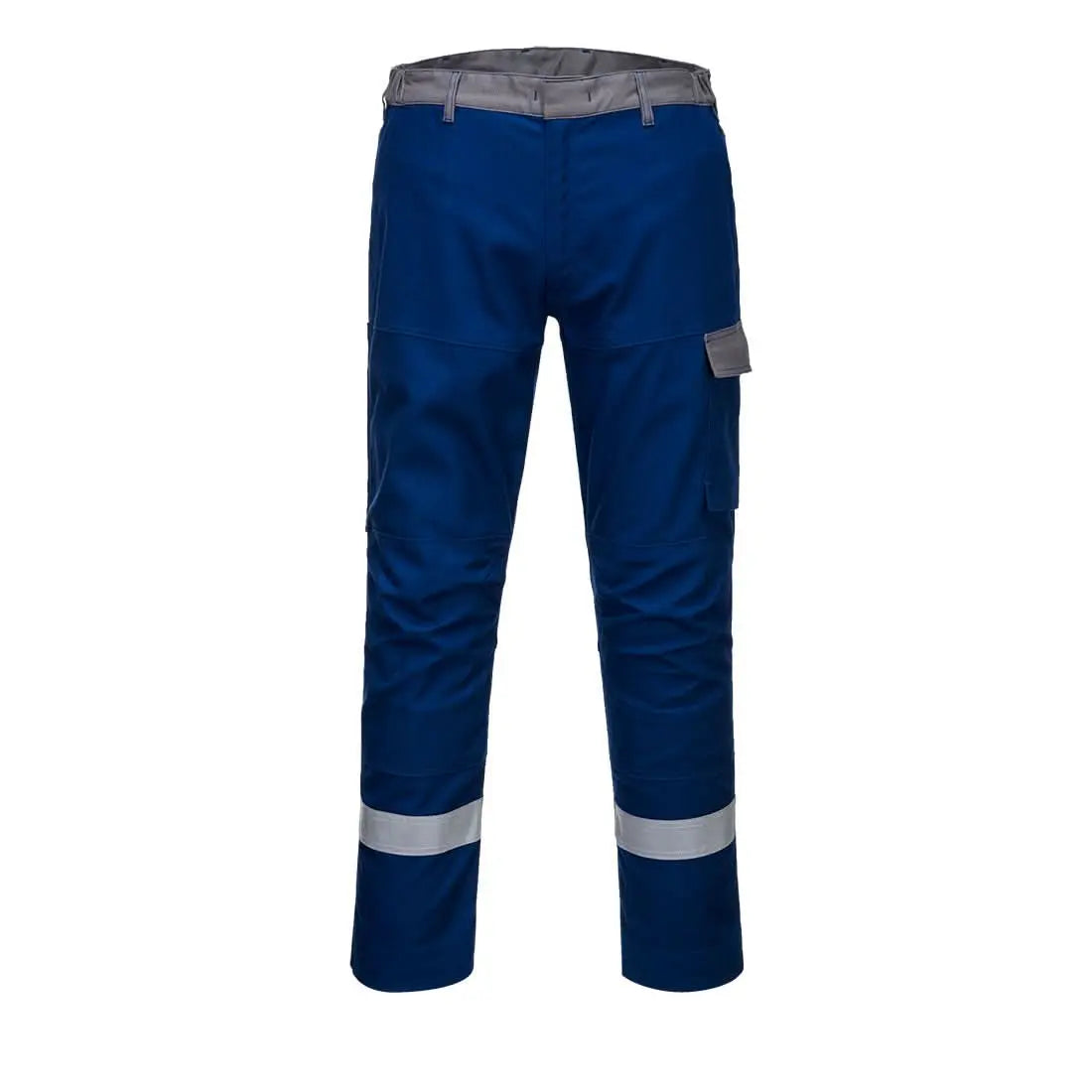 Bizflame Industry Two Tone Fr Trousers Fr06 - Royal Blue - Customisable Work Trousers