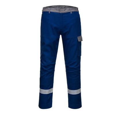 Bizflame Industry Two Tone Fr Trousers Fr06 - Royal Blue - Customisable Work Trousers