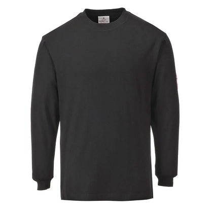 Modaflame Knit Fr Long Sleeve T Shirt Fr11 - Black - Customisable T-Shirt