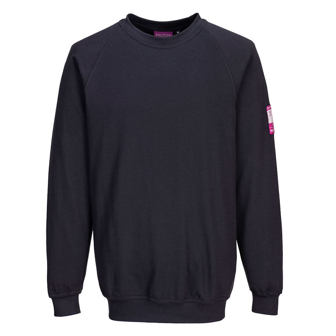 Portwest Modaflame Knit Fr Sweatshirt FR12 - Navy - Customisable Sweatshirts