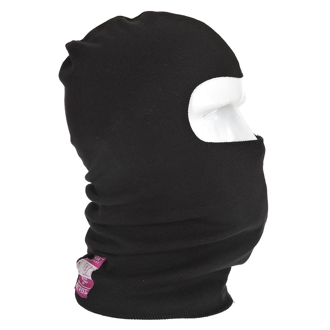 Portwest Modaflame Knit Anti Static Fr Balaclava FR18 - Black - Customisable Balaclava