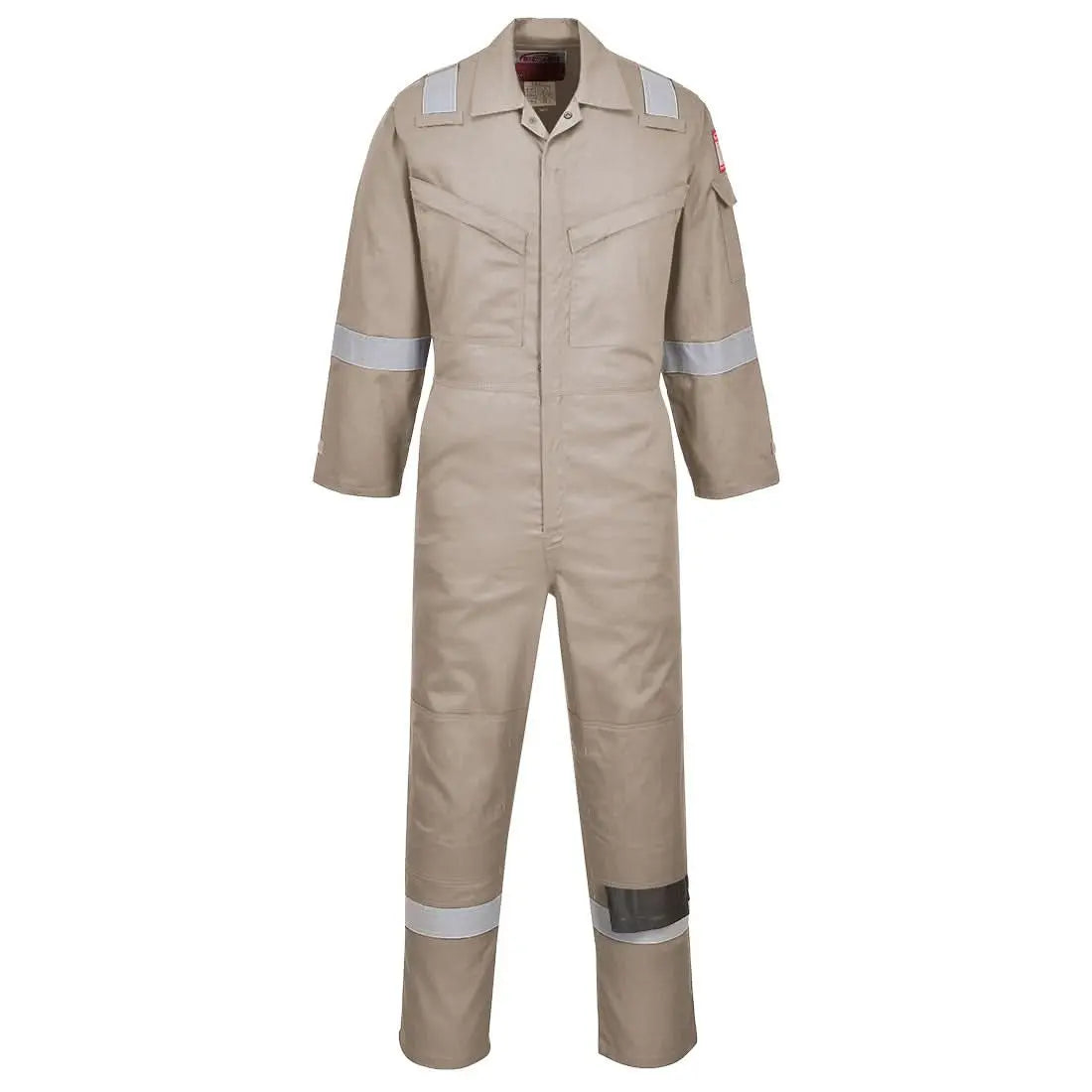 Bizflame Work Lightweight Fr Coverall Fr21 - Khaki - Customisable Coveralls