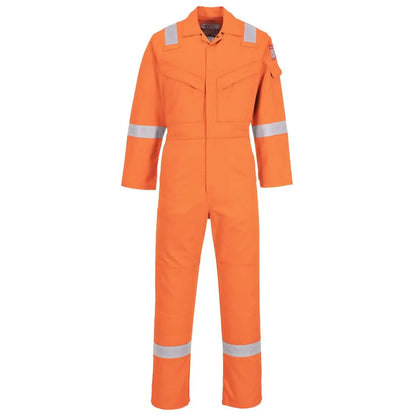 Bizflame Work Lightweight Fr Coverall Fr21 - Orange - Customisable Coveralls