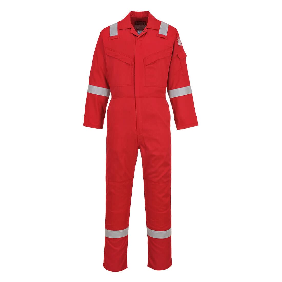 Portwest Bizflame Work Lightweight Fr Coverall FR21 - Red Tall - Customisable Coveralls