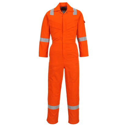 Portwest Bizflame Work Fr Coverall FR28 - Orange - Customisable Coveralls