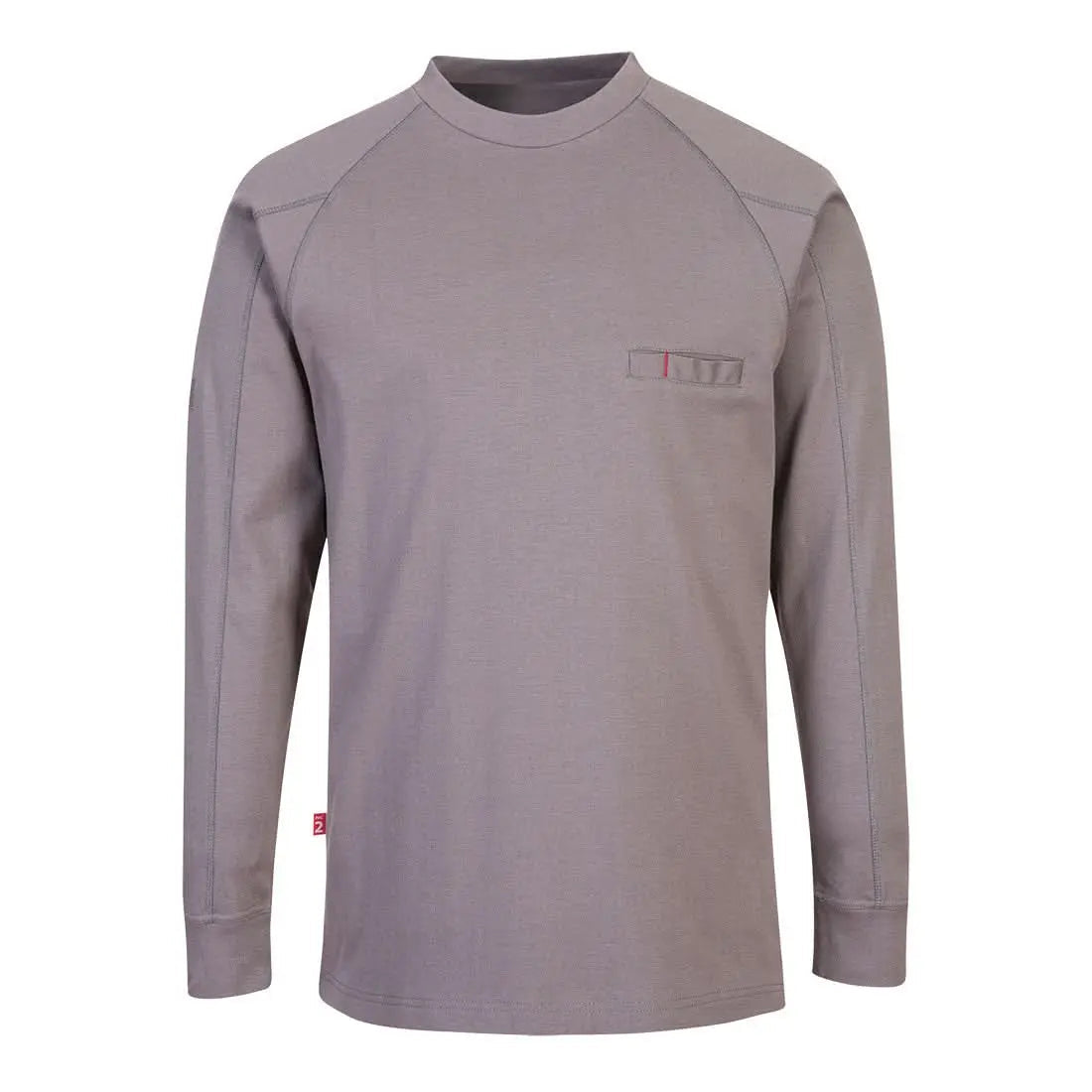 Bizflame Knit Fr Long Sleeve T Shirt Fr33 - Grey - Customisable T-Shirt